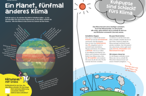 Lesegschichte aus dem Kindermagazin "echt jetzt?" über den Klimawandel und schädliche Abgase